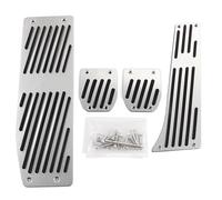 auto Poggiapiedi Per B&MW F30 F10 F20 E34 E39 E90 E60 E63 F12 E84 F25 1 3 5 6 X1 X3 X5 Serie Copripedali Freno/acceleratore(Silver mt)