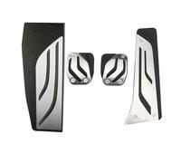 auto Poggiapiedi Per B&MW Serie 1 2 3 4 M3 M4 E87 E90 F20 F21 F30 F32 F36 F80 F82 2005-2021 Poggiapiedi Pedale Freno Acceleratore Carburante Pedali Auto(4 PCS MT white rest)