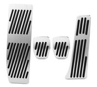 Auto Poggiapiedi Per BMW 1 3 Per Serie Per X1 E39 E46 E87 E90 E91 E92 Car Styling Anti-perforazione Antiscivolo Acceleratore Gas Carburante Freno Poggiapiedi Pedali Copertura Pedale(No Drill 4pcs MT)