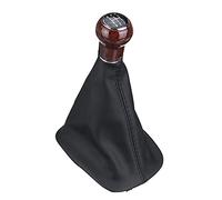 Auto Pomello Cambio 5 6 Marce Auto Pomello del Cambio Leva Cuffia Copri Bagagliaio in Legno per per Passat B5 1998-2004 Pomello Leva Cambio Gear (Colore : 5 velocità)