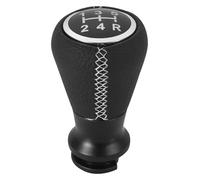 Auto Pomello Cambio Per Peugeot 206 406 Car Styling 5 Marce Manuale Pomello Del Cambio Copertura Antipolvere Collare Leva Stick Handball Accessori Maniglia(White B)