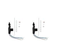 Auto Porta Blocco Kit Bloccaggio Centralizzato Elettrico Universale Per Auto A 2/5 Fili Automatico 12V Per Impieghi Gravosi Tipo Pistola Singola Attuatore Serratura Portiera(5 Wire 2Pcs)