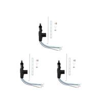 Auto Porta Blocco Kit Bloccaggio Centralizzato Elettrico Universale Per Auto A 2/5 Fili Automatico 12V Per Impieghi Gravosi Tipo Pistola Singola Attuatore Serratura Portiera(5 Wire 3Pcs)