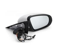 Auto Porta Laterale Specchio Montaggio Specchio Riscaldamento Fold Indicatori Direzione Per Mercedes Per Benz W205 2015-2020 C180 C260 C300 RESPUNEKBAH(White right)