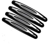 Auto Porta Protezione Paraurti - 4Pcs Striscia Decorativa SUV Protezioni Per Portiere Auto Protezione del Bordo Della Porta di Alta Qualità Protezione Dell'impatto per le Automobili (Nero)