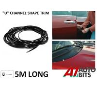 Auto Porta Stivale Edge Protezione Striscia Orlo Forma a U Sigillo Gomma Nera 5M