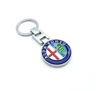 Auto Portachiavi per Alfa Romeo Stelvio 2022-, Porta Chiavi con Logo Stemma Ideale Come Regalo Appassionati Auto Regali,D