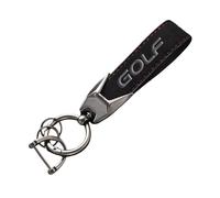 Auto Portachiavi,per VW Volkswagen Golf 4 5 6 7 8 GTI MK4 MK5 MK6 MK7 Portachiavi Logo Leggero Resistente Portachiavi Portachiavi in Pelle Personalizzato Accessori,Black