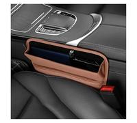 Auto Portaoggetti Universale Organizer Organizzatore Anteriore Console Auto in Pelle PU Riempitivo Fessure Laterali Sedili per Cellulare Chiavi Piccoli Oggetti Interni(Brown)