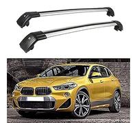 Auto Portapacchi Barre portatutto in alluminio portapacchi in alluminio Portatutto per BM-W X2 F39 2018 2019 2020 2 pezzi,Sliver~black