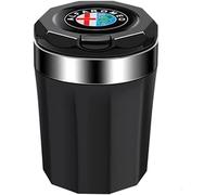 Auto Posacenere per Alfa Romeo Giulietta/4C/GT/MiTo/Stelvio/Tonale, Portatile Senza Fumo Portacenere Multifunzione Staccabile Antiodore Posacenere Mini Pattumiera,A A