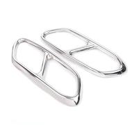 Auto Posteriore Coda di Scarico Fine Tubo di Copertura Trim in Acciaio Inox per Volvo XC60 2018 2019 2020 Tubo Scarico Gola Coda Dell'auto