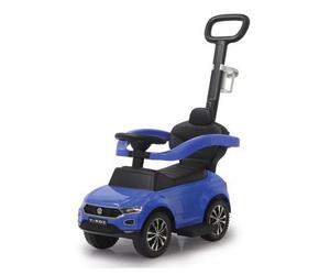 Auto Pousse-Pousse VW T-Roc 3-in-1 Blu - Ideale per i Piccoli Esploratori - Nouvo