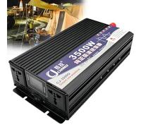 Auto Power Inverter 1600W 2200W 2600W 3500W 4000W 6000W Trasformatore | Convertitore Sinus puro DC 12V/24V/48V/60V/72V AC 220V 230V Convertitore per Auto Veicoli Caravan(3500W,60Vto110V)