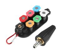 Auto Pressione Idropulitrice Spruzza Ugello Consigli con Supporto Plastica 1 Set