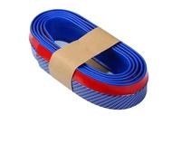 Auto Protettore Paraurti Labbro Striscia Spoiler Gonna Laterale Anti Graffio Protezione Auto Universale Paraurti Anteriore Labbro Accessori(C blu)