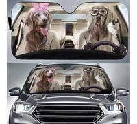 Auto Protezione Parabrezza Weimaraner Parasole per Parabrezza Auto Pieghevole Parasoles Anteriore Parabrezza Auto per Veicoli, Regalo, SUV M