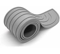 Auto Protezione Paraurti Posteriore per Passat Polo VW Golf Tiguan Jetta touran, Bagagliaio Gomma Protettiva Antigraffio Antiscivolo Protezione Accessori,90cm*7cm-Grey