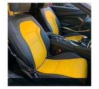 Auto Protezione Sedile Copri Sedile Per Il 5° Per Chevy Per Camaro 2016-2018 6° Per Camaro 2010-2015 Set Completo Accessori Interni In Pelle Impermeabile(Yellow black)