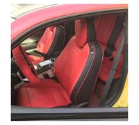 Auto Protezione Sedile Copri Sedile Per Il 5° Per Chevy Per Camaro 2016-2018 6° Per Camaro 2010-2015 Set Completo Accessori Interni In Pelle Impermeabile(Red black)