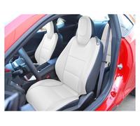 Auto Protezione Sedile Copri Sedile Per Il 5° Per Chevy Per Camaro 2016-2018 6° Per Camaro 2010-2015 Set Completo Accessori Interni In Pelle Impermeabile(White black)