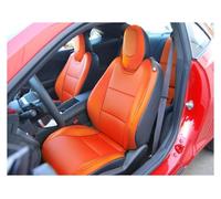 Auto Protezione Sedile Copri Sedile Per Il 5° Per Chevy Per Camaro 2016-2018 6° Per Camaro 2010-2015 Set Completo Accessori Interni In Pelle Impermeabile(Orange black1)