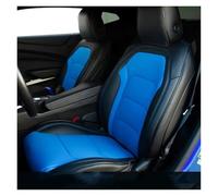 Auto Protezione Sedile Copri Sedile Per Il 5° Per Chevy Per Camaro 2016-2018 6° Per Camaro 2010-2015 Set Completo Accessori Interni In Pelle Impermeabile(Blue black 1)