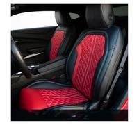 Auto Protezione Sedile Copri Sedile Per Il 5° Per Chevy Per Camaro 2016-2018 6° Per Camaro 2010-2015 Set Completo Accessori Interni In Pelle Impermeabile(Red black2)