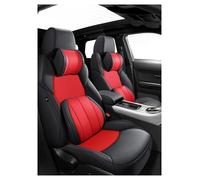 Auto Protezione Sedile Copri Sedile Per VW Per Passat Per B5 Per B6 Per B7 Accessori Per Coprisedili Protettivi All-inclusive In Pelle Personalizzati(Luxury black red)