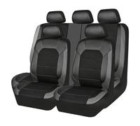 Auto Protezione Sedile Copri Sedile Per VW Per Passat Per B5 Per B6 Per B7 Per B8 Per Amarok Coprisedile Protettivo Personalizzato All Inclusive(Black Gray)