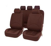 Auto Protezione Sedile Per GMC Per Sierra 1500 Per Sierra 2500 Per Sierra 3500 Per Yukon Per Terrain Personalizzato 5 Cuscino Sedile Accessori Set Coprisedile Anteriori Posteriori(5Seats-Coffee)