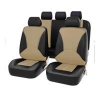 Auto Protezione Sedile Per GMC Per Sierra 1500 Per Sierra 2500 Per Sierra 3500 Per Yukon Per Terrain Personalizzato 5 Cuscino Sedile Accessori Set Coprisedile Anteriori Posteriori(A 5Seats-Beige)