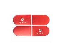 auto pulsanti Adesivo Compatibile Con Benz Per GLS GLB X247 GLE W167 B Classe W247 2020 Per Adesivo Per Cornice Di Copertura Del Pulsante Dell'interruttore Riscaldamento Sedile(A)