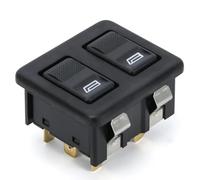 Auto Pulsantiera Finestra Interruttore Di Controllo Alzacristalli Elettrico Universale Auto DC 12V 20A Interruttore Regolatore Alzacristalli ON/OFF A 5 Pin Accessori(KG32R)