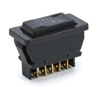 Auto Pulsantiera Finestra Interruttore Di Controllo Alzacristalli Elettrico Universale Auto DC 12V 20A Interruttore Regolatore Alzacristalli ON/OFF A 5 Pin Accessori(KG30R)