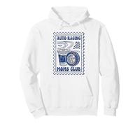 Auto Racing Mamme Club Vintage Felpa con Cappuccio