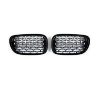 Auto Radiatori Griglia Per Serie 7 G11 G12 2016-2020 Griglia A Rene Anteriore Stile Diamante Griglie Da Corsa Ricambi Accessori Car Styling(Silver and Black)