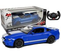 Auto radiocomandata Ford Shelby GT500 Rastar in scala 1:14 blu