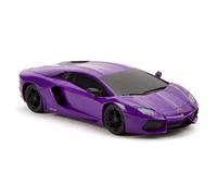 Auto Radiocomandata Lamborghini Aventador 1:24 Scala Viola Prodotto Ufficiale