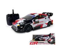 MONDO Motors Toyota GR Yaris WRC, modello in scala 1:14, batterie ricaricabili incluse, auto giocattolo per bambini 63860
