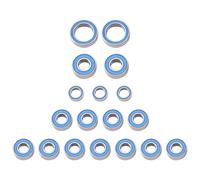 Auto RC Accessori per Tamiya CC01 1/10 rc Car Upgrades Parts Accessories Kit Cuscinetti A Sfera Sigillati Gomma da 18 Pezzi
