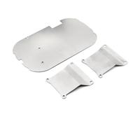 Auto RC Accessori per Tamiya per TT01 1/10 RC Auto Aggiornamenti Parti Accessori Acciaio Inossidabile per Telaio Armatura Cambio Protezione Piastra Paramotore