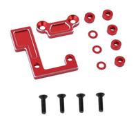 Auto RC Accessori per Tamiya per TT02 per La Serie TT02D per TT02B TT02S 1/10 RC Auto Parti di Aggiornamento Metallo Albero Principale Cuscinetto Supporto Set Gear Mount(Red)