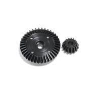 Auto RC Accessori per Tamiya per TT02 per TT02B XV02 1/10 RC Auto Parti di Aggiornamento Accessori Metallo Differenziale Anello Ingranaggio Uscita Ingranaggi Set(A)