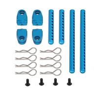 Auto rc Parti Compatibile con Tamiya per TT02 RC Auto Parti Upgrade Montanti Metallici Assemblati per Carrozzeria con Colonnine di Fissaggio E Clip A R