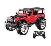 Auto RC radiocomandata 1:14 Double Eagle Land Rover Defender - rossa