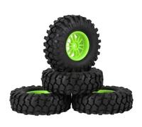 Auto RC Ruote Pneumatici Compatibile Con SCX10 RC Telecontrollo Modello Di Pneumatico Per Auto Simulato Ghiaia Pneumatici Da 1.9 "Pneumatici 108mm Ruota 12mm Mozzo Esagonale RC Auto Pneumatico(H)