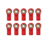 Auto RC Tiranti per Axial per SCX10 D90 D110 per Tamiya CC01 per Racing Giunto Sferico Terminale Metallo per Auto Cingolate RC 1/10(Red)