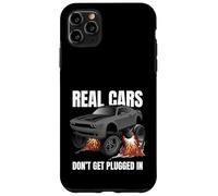 Auto reali non ottenere collegato in divertente muscolo auto cartone animato Custodia per iPhone 11 Pro Max