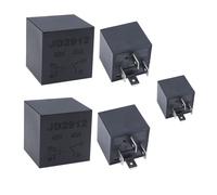 Auto Relay 48V 40A SPST 4pin - Interruttori e avviatori per auto resistenti con custodia sigillata nera impermeabile utilizzata per auto motore, confezione da 5